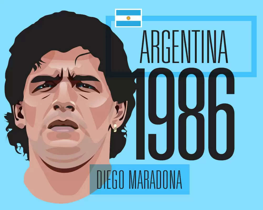 .Argentina 1986 - Maradona's Enchanting Brilliance