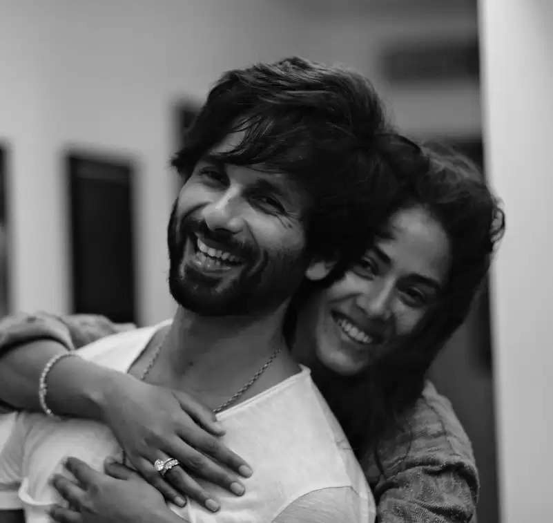 Mira Rajput and Shahid Kapoor