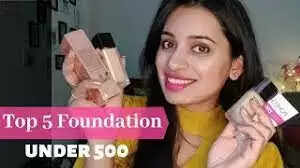 Best Foundations For Every Skin Type Under INR 500 In 2022