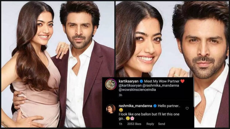Kartik Aaryan and Rashmika Mandanna Came for Wow Skincare; Fans Want to See Them Together in Aashiqui 3