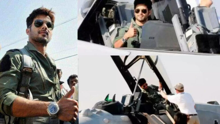 Shahid Kapoor Is The First-ever Indian actor To Fly An American Fighter Plane
