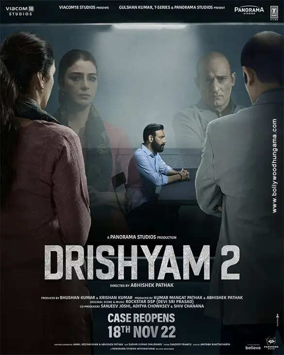Box Office: Drishyam 2 leading the box office, while Bhediya rises by 70%, An Action Hero remains low, and Uunchai remains constant