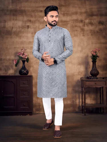 Choosing the Right Fabric for Your Kurta: A Guide for Men