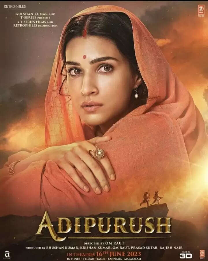 Adipurush: New Poster Featuring Kriti Sanon As Janaki Enthralls Audiences