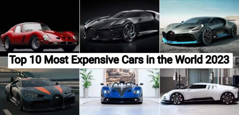 Top 10 Most Expensive Cars in The World In 2023