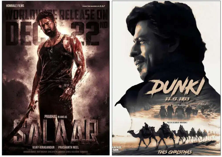 Dunki VS Salaar: Indian Cinema's Biggest Clash!!