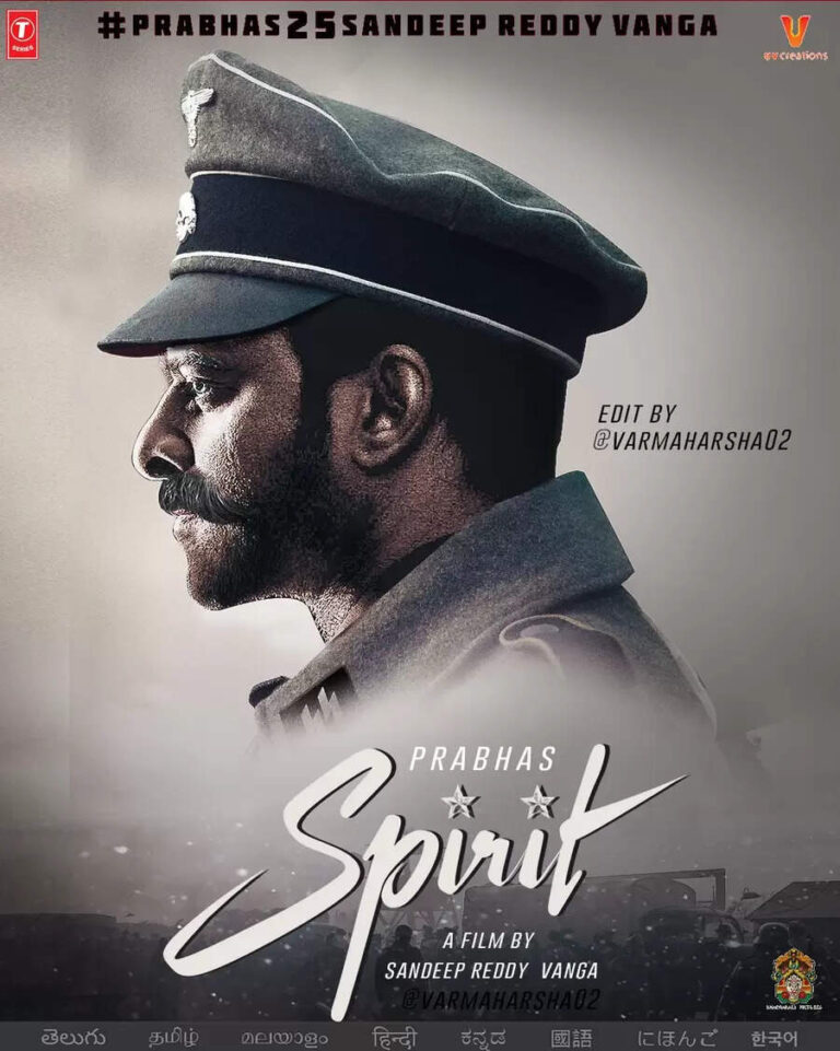 Prabhas's Spirit Movie Release Date, Cast, Etc Revealed