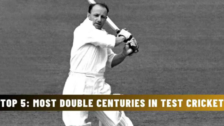 Top 5 Most Double Centuries In Test Cricket