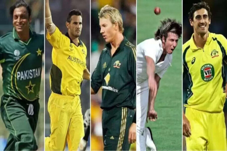 Top 10 Fastest Bowlers In Cricket History Till 2025
