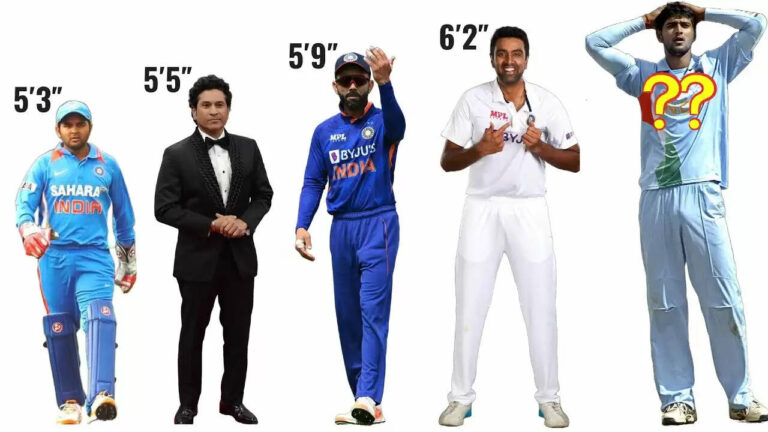 Top 8 Tallest Cricketer In India In 2025