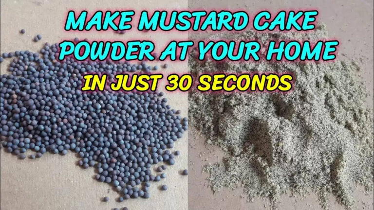 Know How To Make Mustard Cake Fertilizer