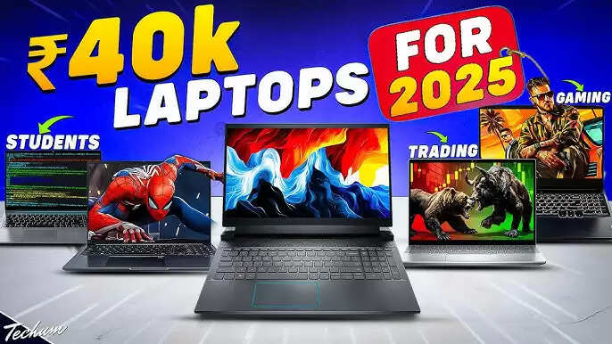 Top 10 Laptop Under 40000 Rs. in India 2025