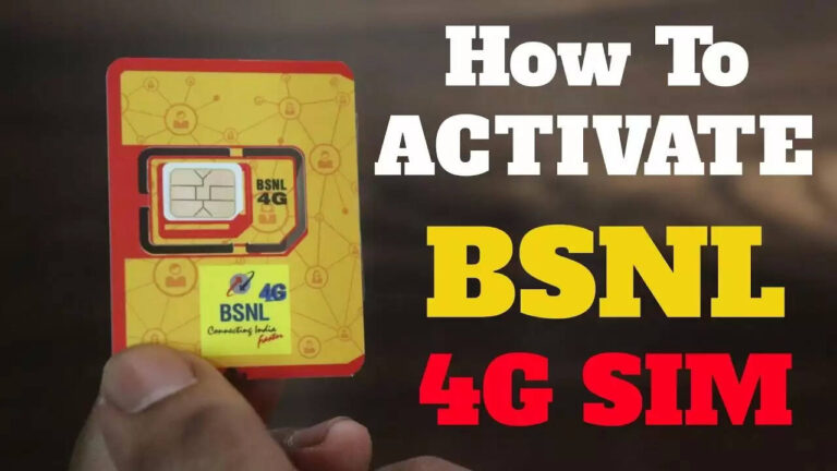 How to Activate a New BSNL SIM Card?