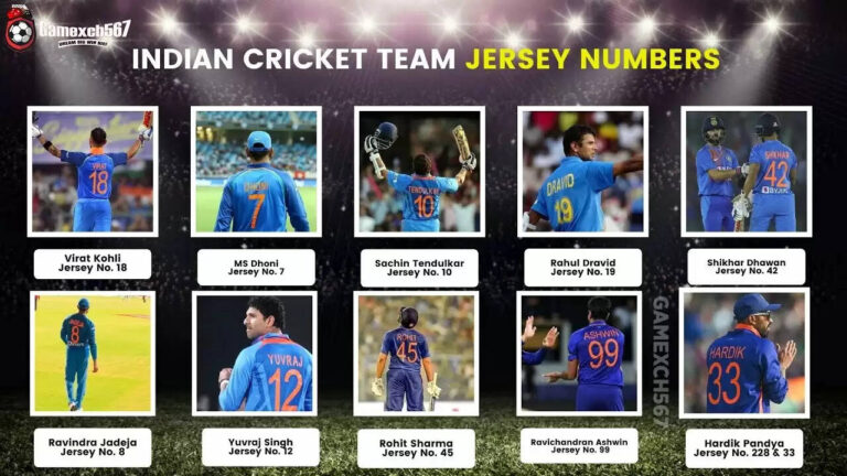Know About 10 Identical Jersey Numbers Of Indian National Cricket Team Players