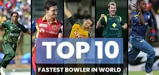 Top 10 Fastest Bowlers In The World In 2025