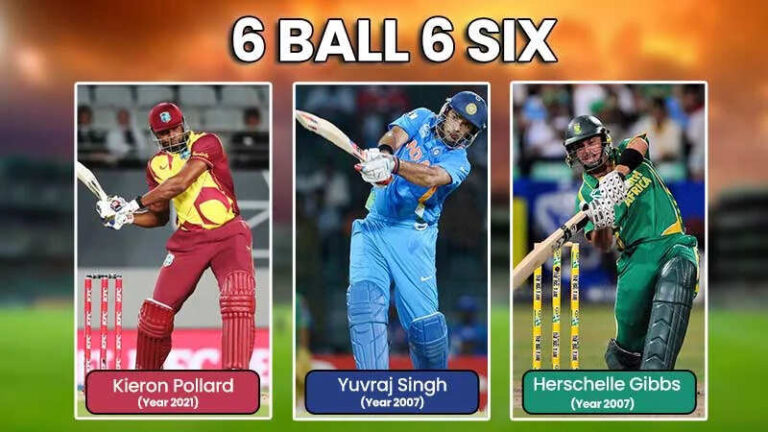 Top 10 Players With 6 Ball 6 Sixes Record Till 2026