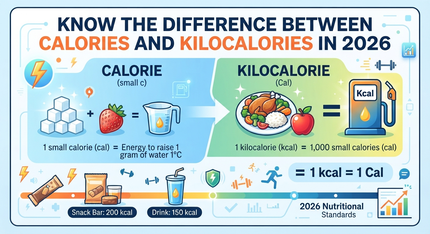 Know the Difference Between Calories and Kilocalories in 2026